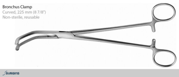 Price-Thomas Bronchus Clamps Forceps - SURGINS