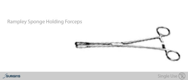 Rampley Sponge Holding Forceps - SURGINS