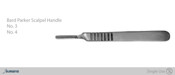 Bard Parker No.3 Scalpel Handle (SU) - SURGINS