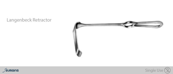 Langenbeck Hand-Held Retractor (SU) - SURGINS