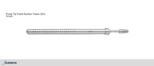 Poole Tip Fixed Suction Tubes (SU) - SURGINS